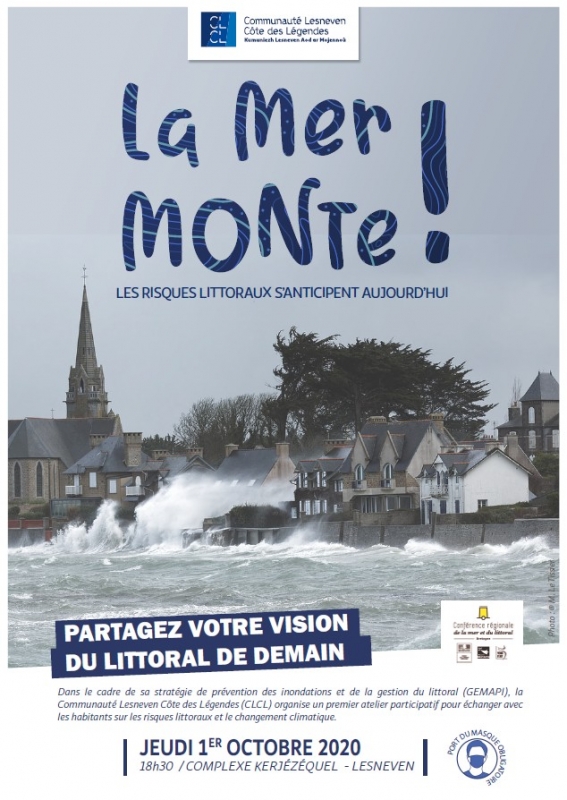 Affiche La mer monte