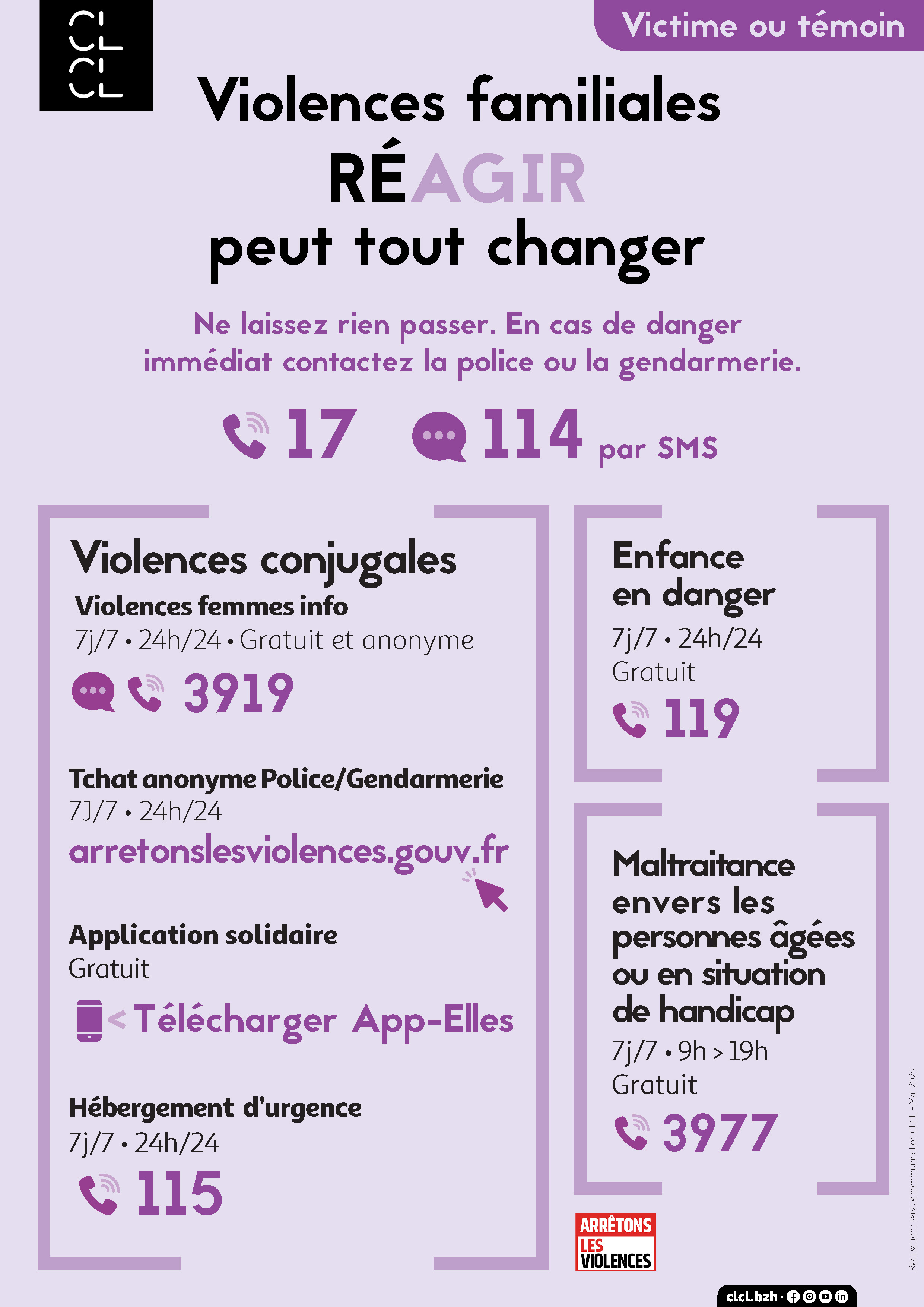 Affiche VIF Victime