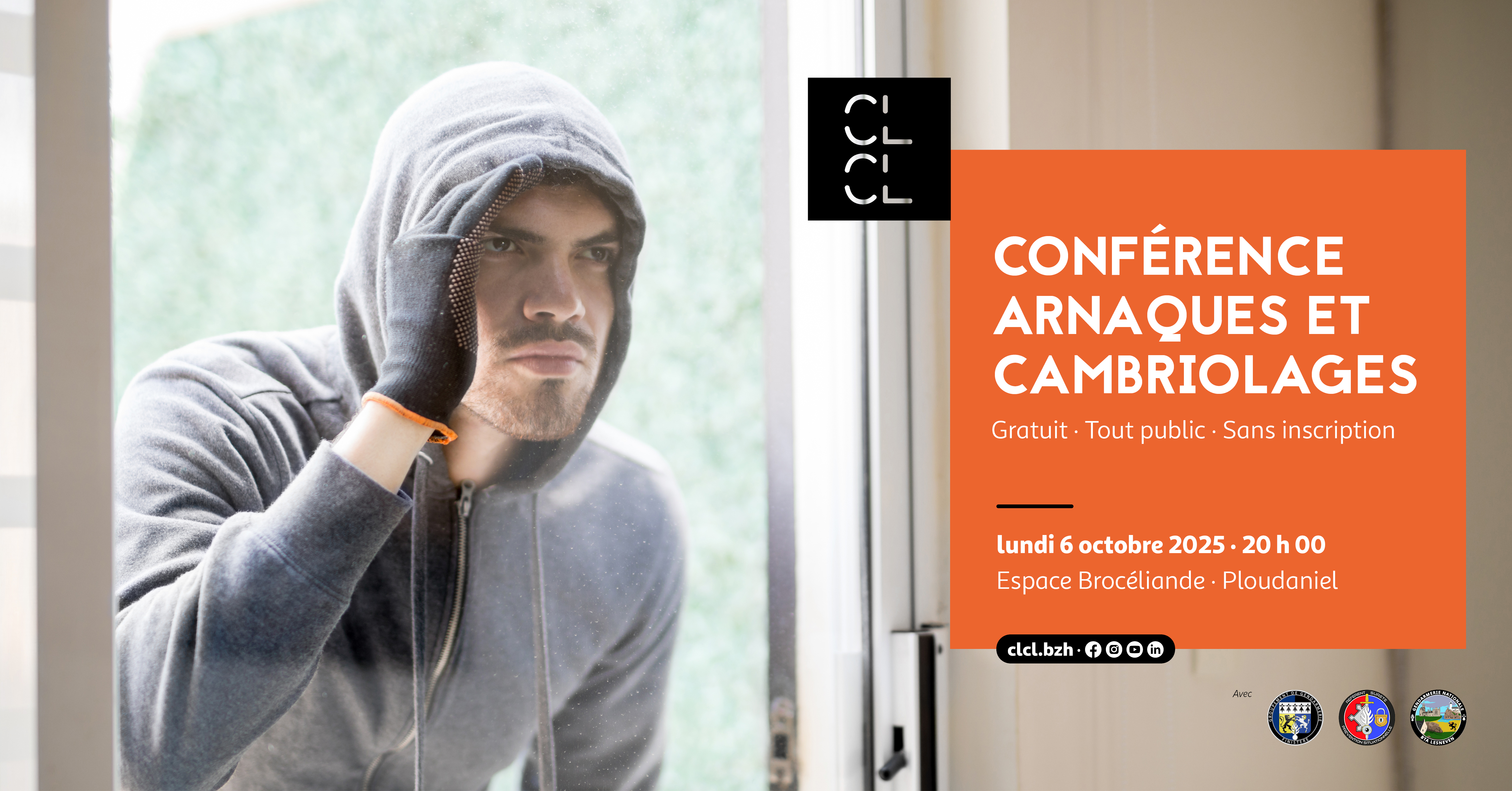 Événement Facebook Conférence anarques et cambriolages CLCL